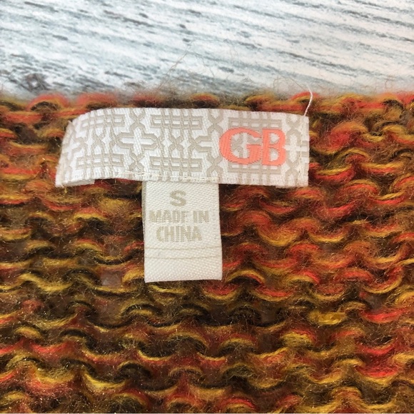 GB Soft Knit Earth Tone Color Sweater Small - Picture 3 of 6